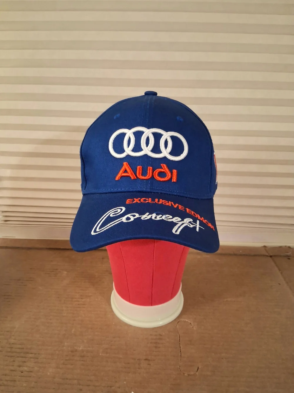 Audi F1 Racing Blue Baseball Cap Adult-Adjustsble-Embroidered - Picture 1 of 6